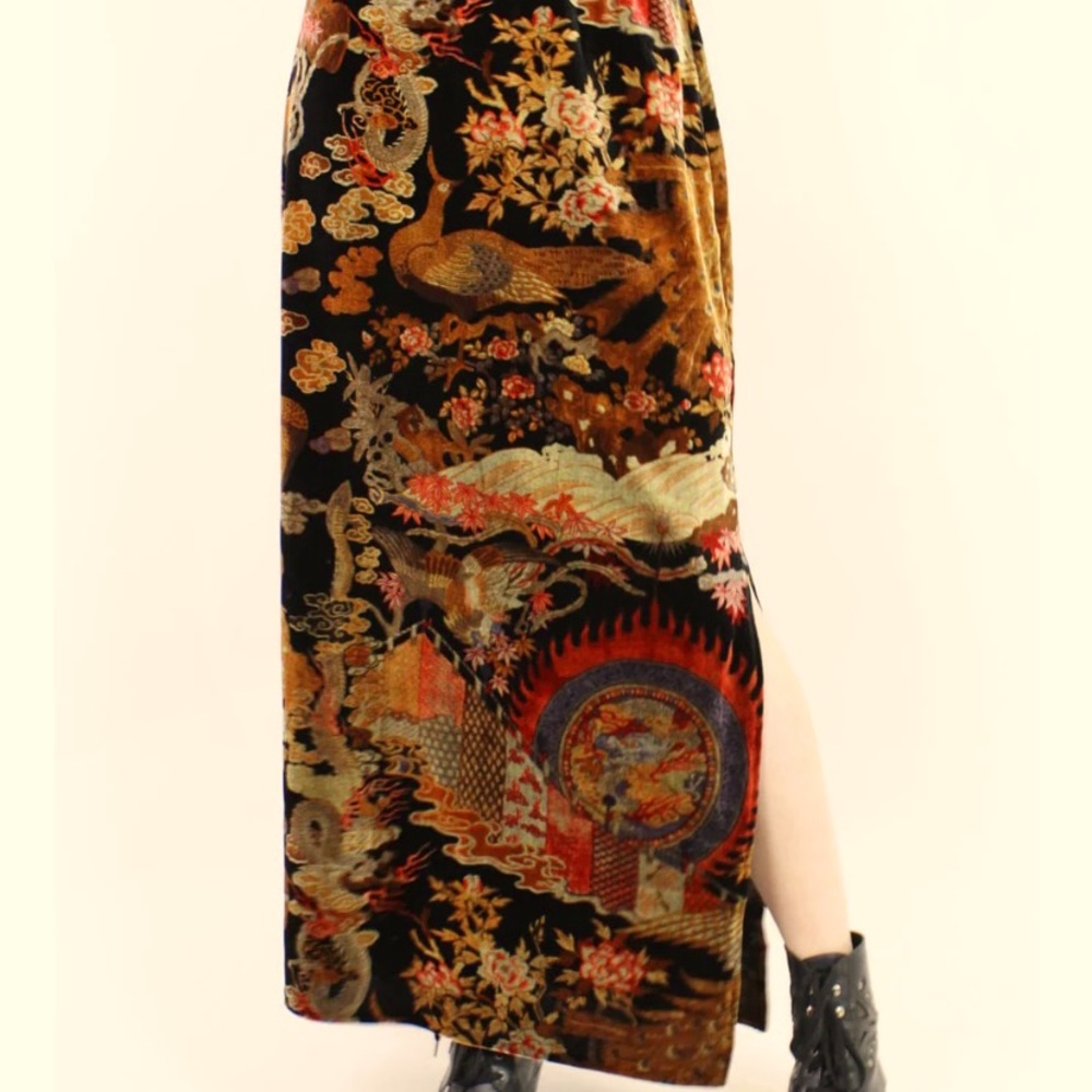 ISO ISO Boston Proper Asian Print Skirt